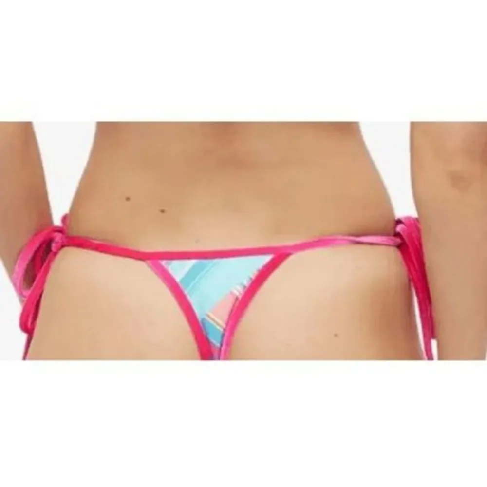 Frankie's Bikinis Hazel Shine Bottoms Rainbow Swirl‎